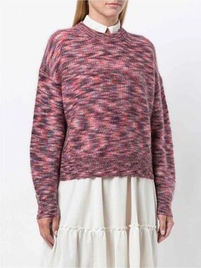 IRO Knit Mohair Sweater Size S Paris France Luxury Soft
